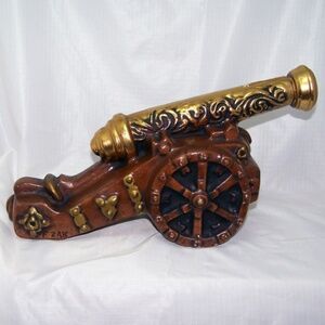 VTG Ezra Brooks 1969 Cannon Whiskey Decanter